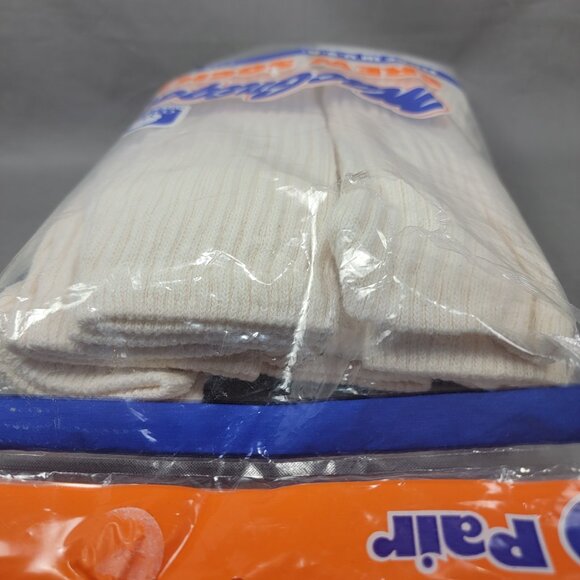 Vtg MacGregor Crew Socks Plain Cotton Blend Made in USA 6 Pack - Picture 8 of 10